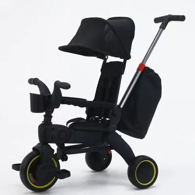 Wholesale New Children Tricycle Baby Foldable Baby Stroller Light Baby Bicycle