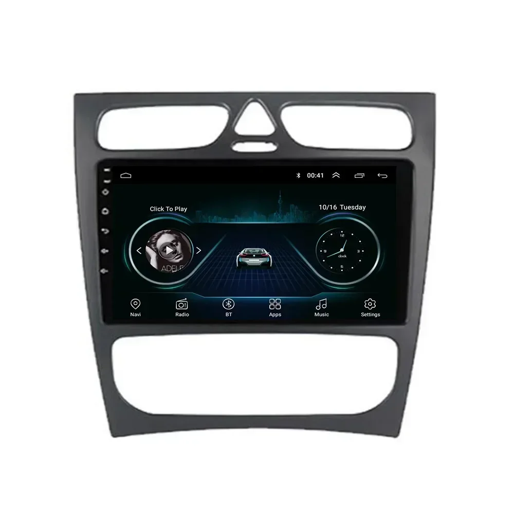 Android 13 для Mercedes Benz C-Class W209 C200 C320 C350 CLK W203 2002-2005 Автомобильный радиоприемник