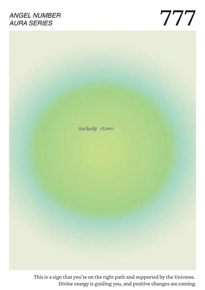 Современный минималистский настенный плакат с позитивным ореолом красивый