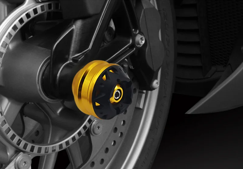 Защита от удара для переднего и заднего колеса мотоцикла ползунка вилки оси YAMAHA