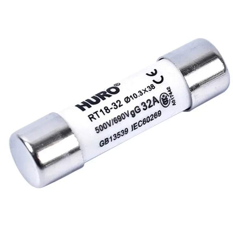Предохранитель HURO Hugong Melting Core RT18-32 R015 500В690В 1А2А3А4А5А6А8А10А16А20А25А32А (art.: 3920d89872cd0) - 3920d89872cd0