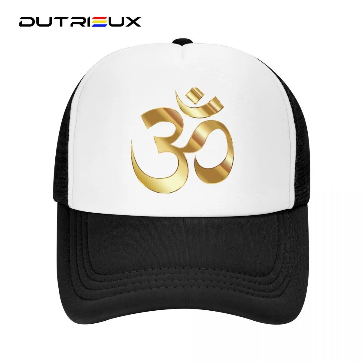 

Кепка dutrious с золотым логотипом Om для мужчин и женщин, регулируемая, унисекс, мандала, Йога, духовная медитация, бейсболка, летние кепки-Снэпбэк