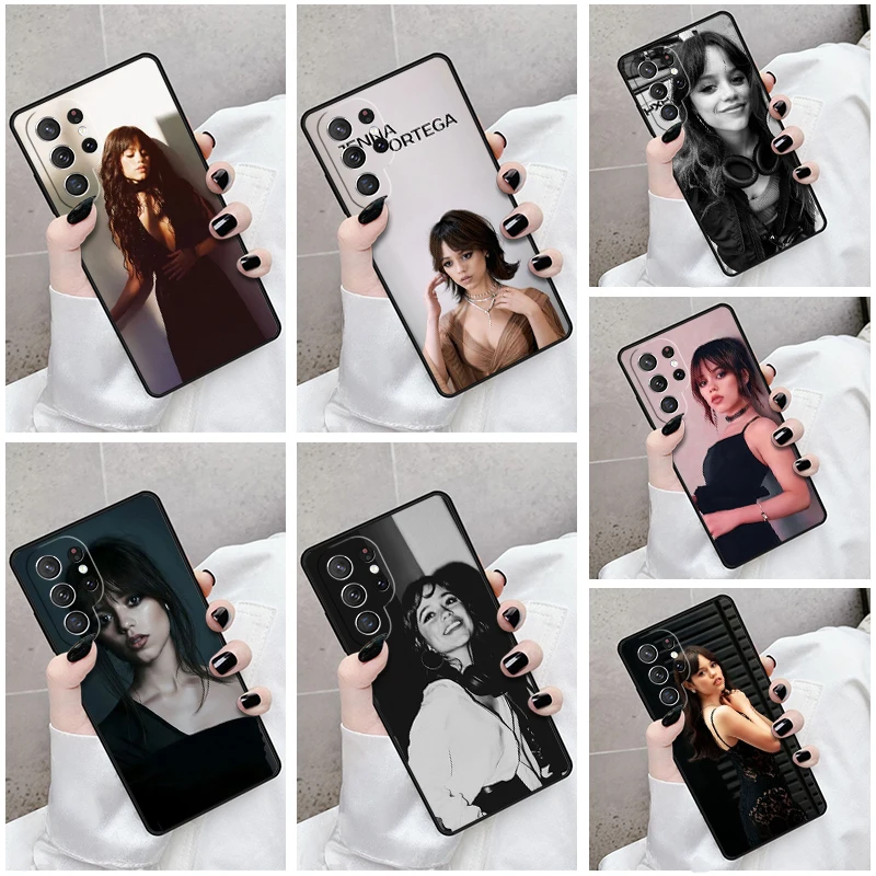 Чехол для телефона Samsung Galaxy S24 S23 S21fe S22 Ultra Plus Note 10 20 S8 S9 S10 чехол Jenna Ortega