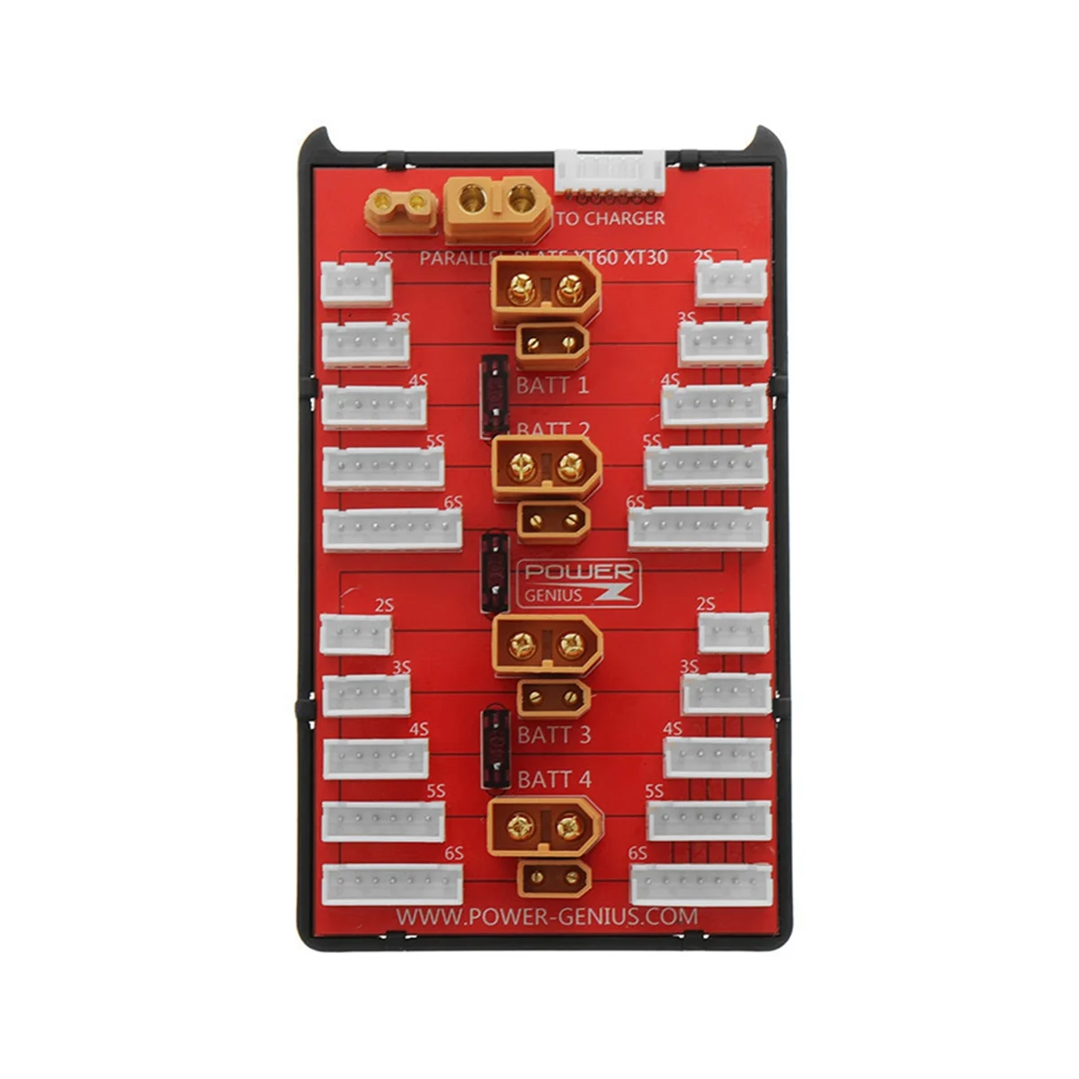 Комплект параллельной зарядной платы 2 в 1 XT30 XT60 поддерживает 4 упаковки 2-6S