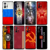 phone case for xiaomi mi 12 12x 11 11x 11t x3 x4 nfc m3 f3 gt m4 pro lite ne 5g silicone case cover the arms of the russian flag