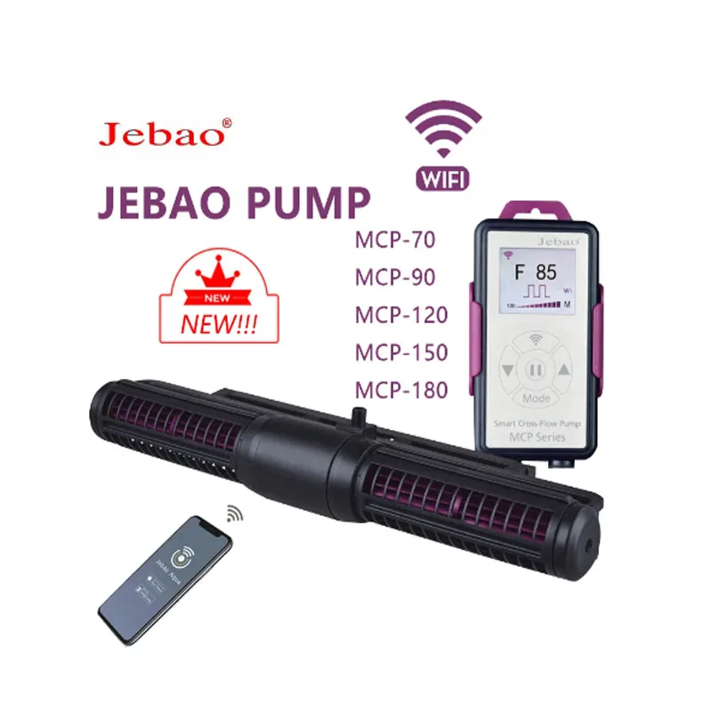 

Jebao Jecod Marine Aquarium Wifi Wave Maker Cross Flow Wave Pump MCP-70 MCP-90 MCP-120 MCP-150 MCP-180 ECP 50 70 90 120 150 180