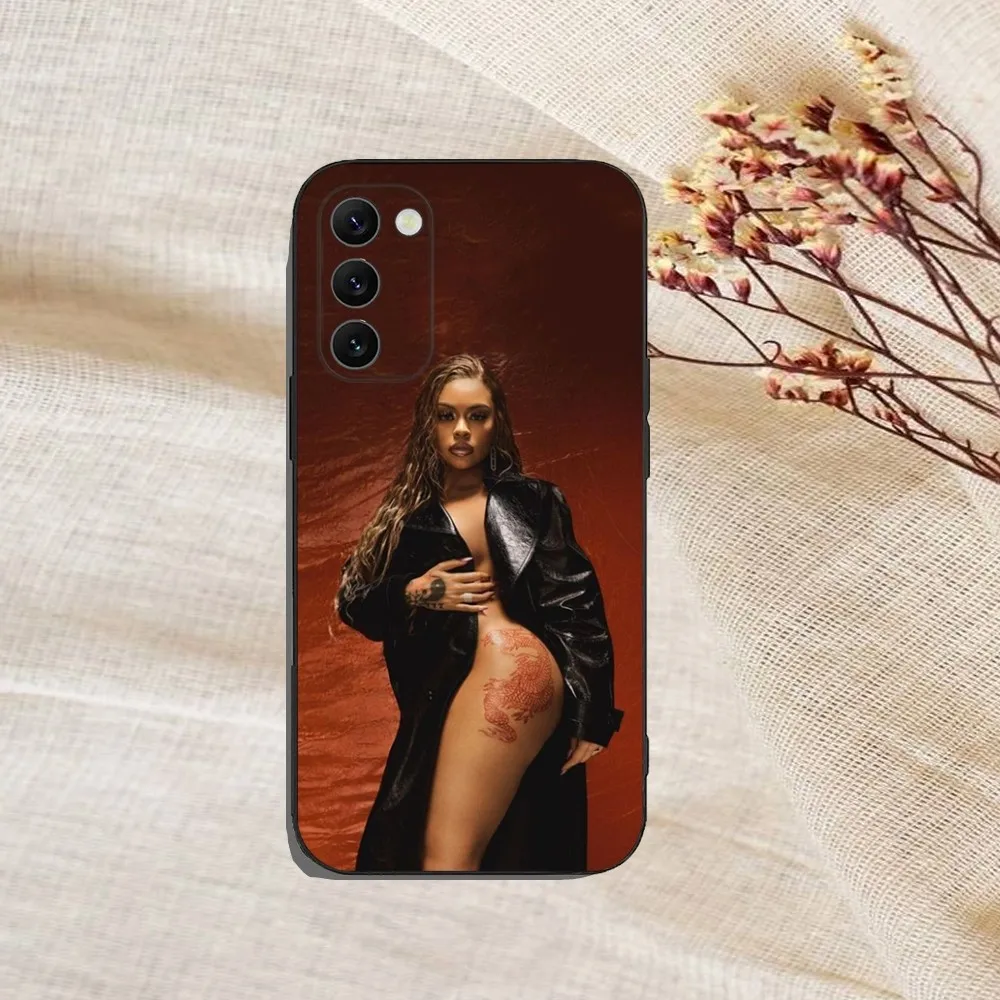 Чехол для телефона Latto Singer мягкий черный чехол Samsung Galaxy A13 A21s A22 A31 A32 A52 A53 A71 A80 A91