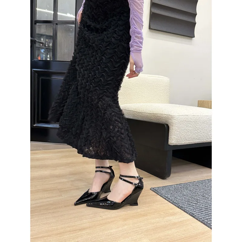 Женская обувь 2024 весенние туфли-лодочки летние сандалии на высоком каблуке