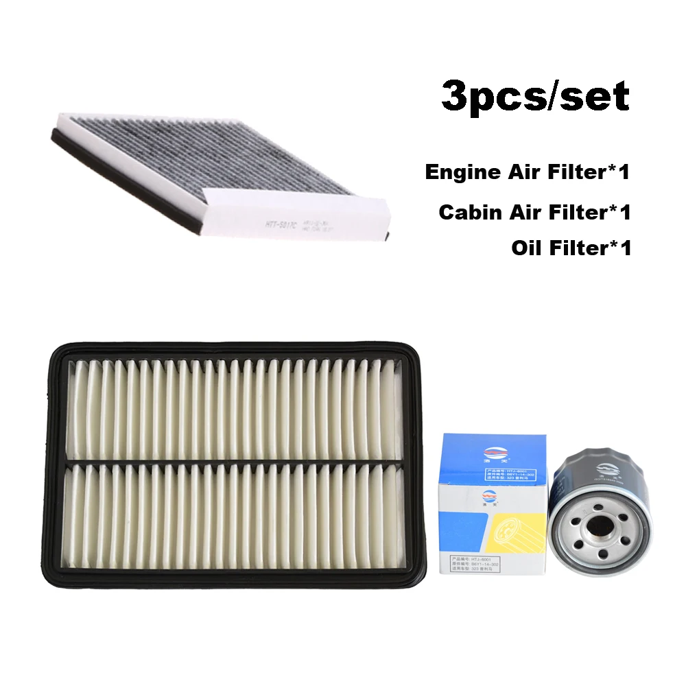 

Набор фильтров для MAZDA CX-5 2.5L 2012-2024/ CX-50 (VA) 2,0 2022 2023/ MAZDA 3 BM 2.0L 2013-2019, комплект воздушных масляных фильтров двигателя, 3 шт.