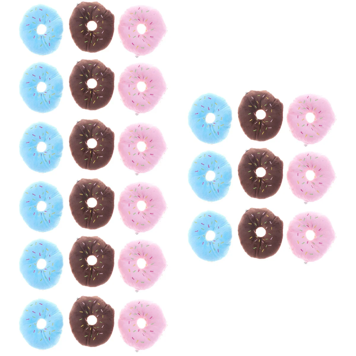 

Пончик, жевательная плюшевая набивка, Пончики для домашних животных, маленький мини-пончик для обучения собак