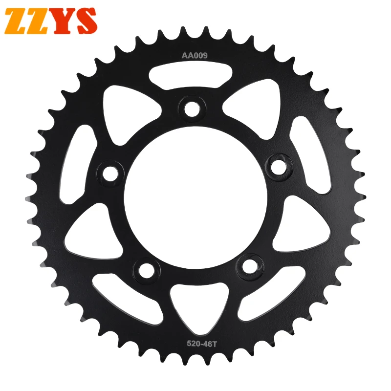 520 39T 43T 46T зубчатая Задняя звездочка шестеренка Звездная кулачка свободное колесо