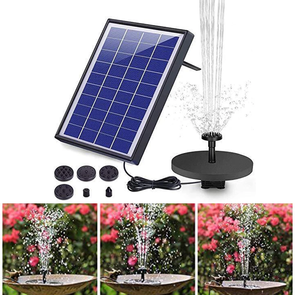 

6.5W Small Solar Fountain Pump Power Panel Kit Solar Panel Water Pump For Garden Pool Water Fountain Indoor Bird Bath Outdoor