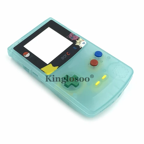 Полный сменный комплект для Game Boy Цветной чехол для корпуса консоли GBC Светится в темноте
