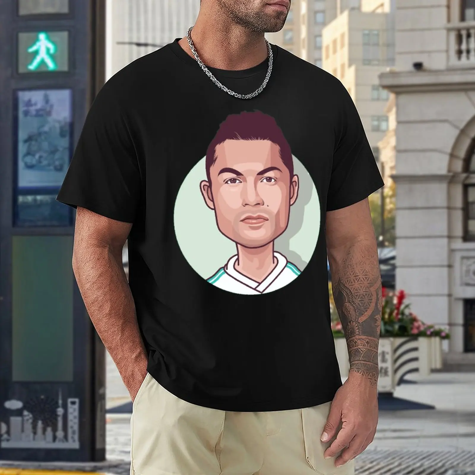 

Football Team Funny Graphic Brazil (13) Cristianoes And Ronaldoes Title T-shirts Vintage Motion Fitness USA Size