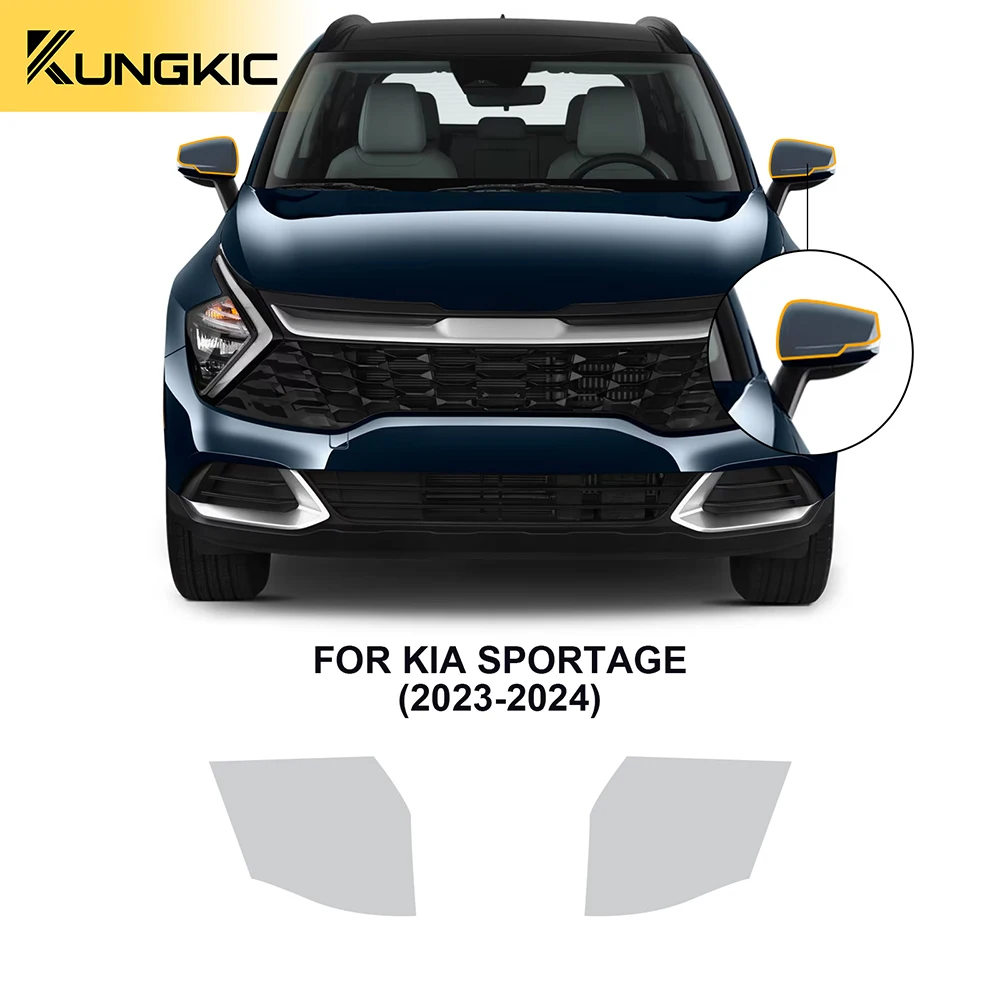 Прозрачная пленка для передней фары заднего вида KIA Sportage 2023 2024