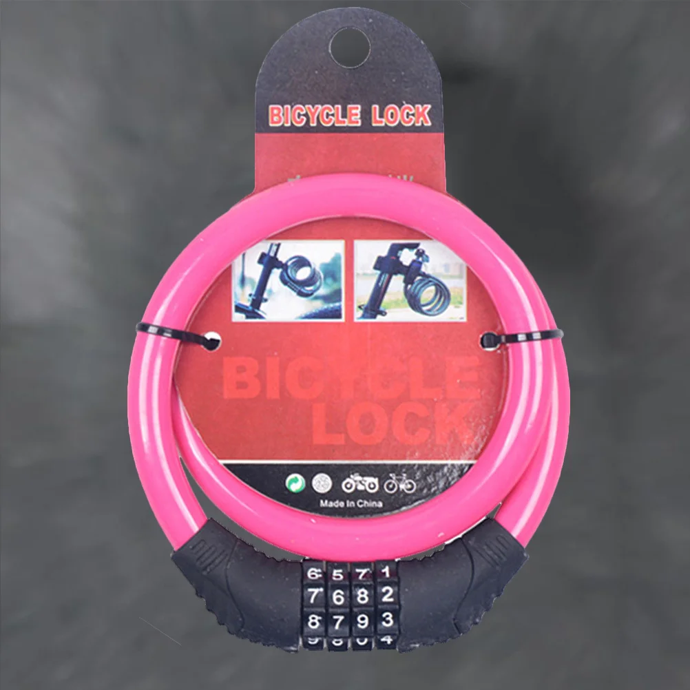 

4 Digit Steel Cable Lock Cycling Heavy Duty Cable Password Bike Cable Lock Cable Coded Chain Lock