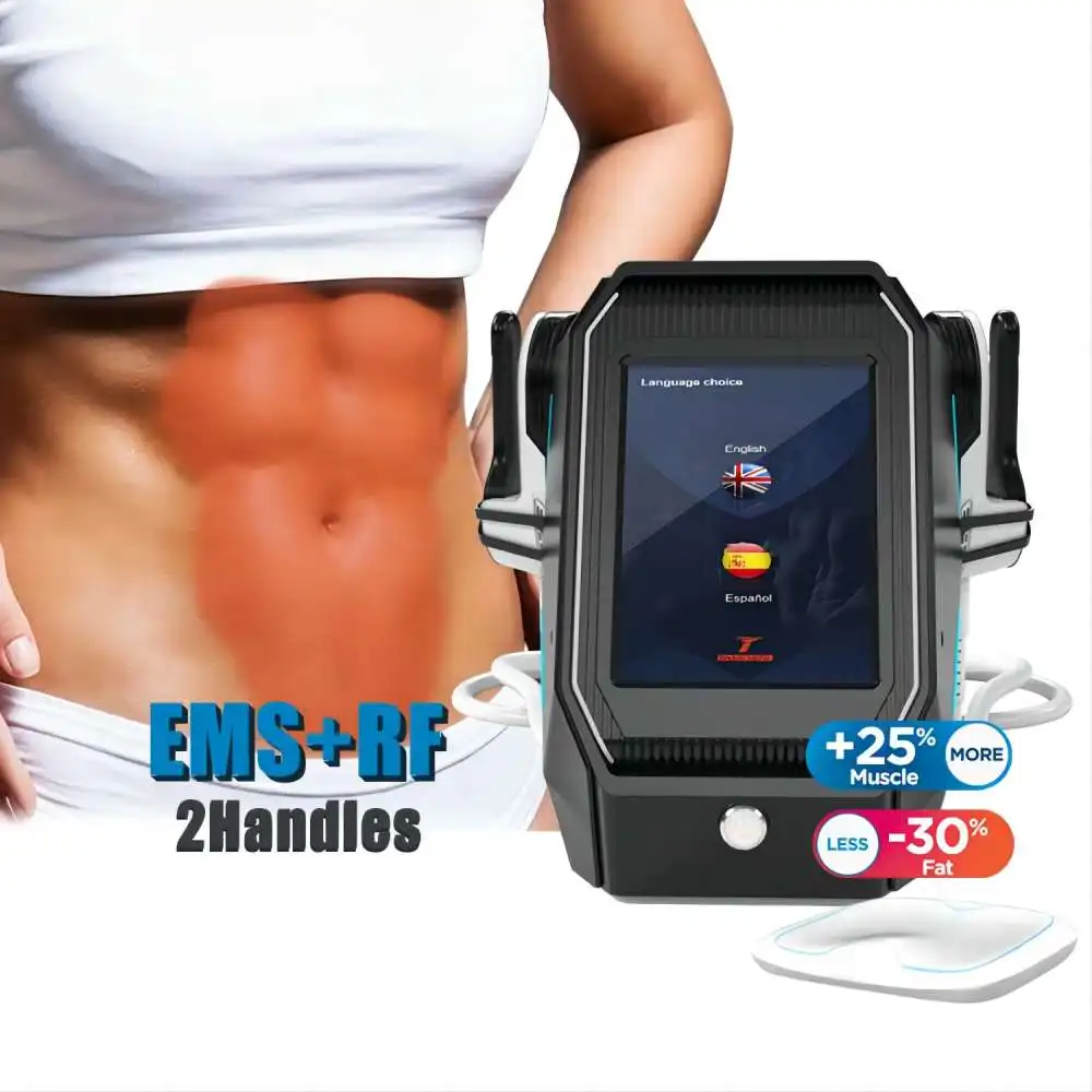 

Alyusen Newest 2/4/6 Handles EMS Slimming Body Sculpt Emslim Neo RF Muscle Stimulation EMS Body Sculpting Machine