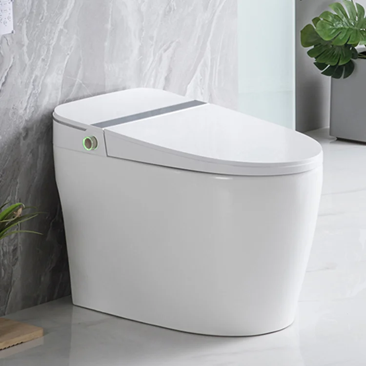 

Automatic sensor flushing one piece tankless smart electric toilet