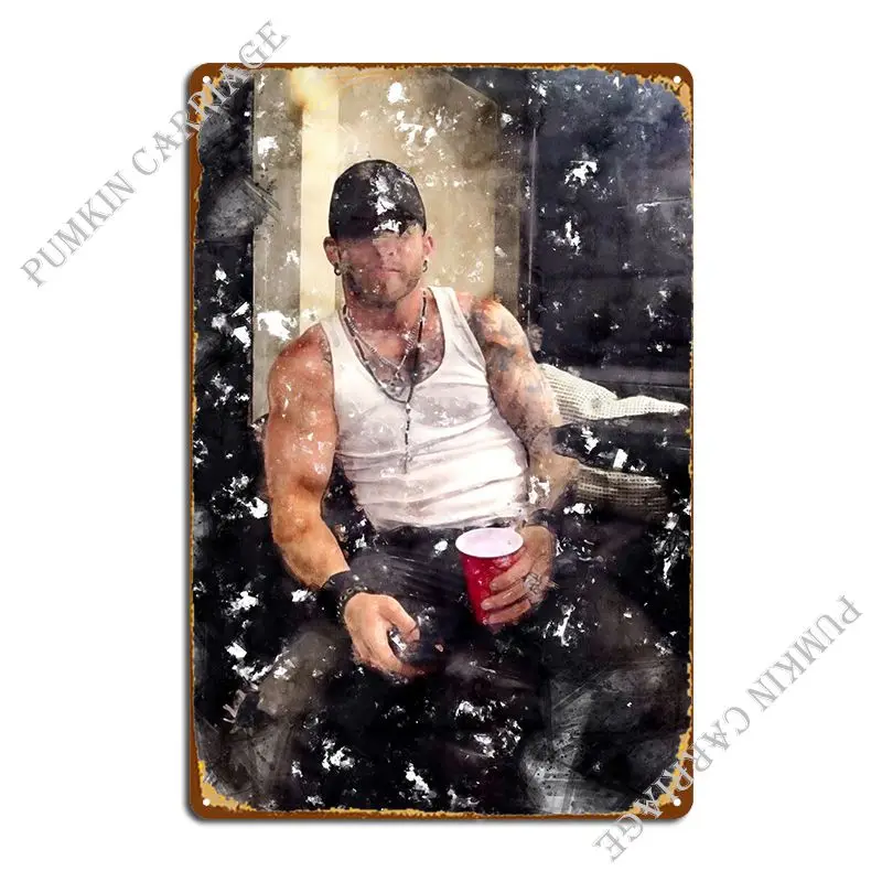 

Brantley Gilbert 16 Metal Sign Pub Mural Home Wall Custom Classic Tin Sign Poster