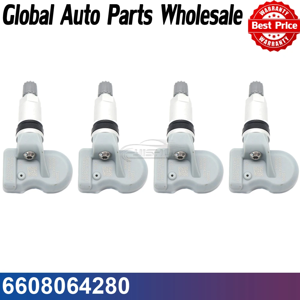 6608064280 Датчик давления в шинах TPMS для Geely Atlas COOL L VX11 Galaxy L6 L7 Preface GE11 A G6 66080-64280 433 МГц