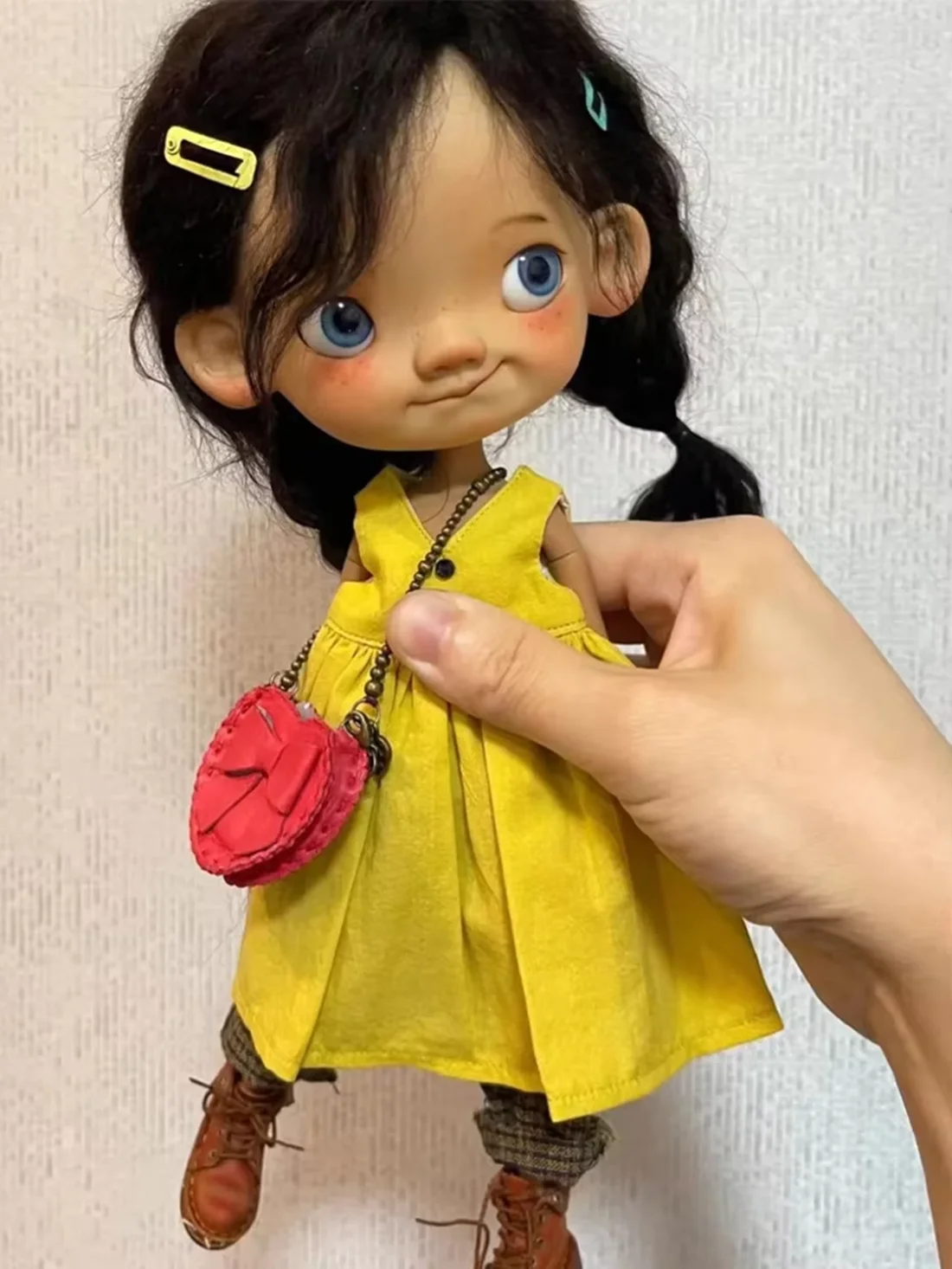 Новая кукла SD BJD 1/6 вырезанная Pippi высококачественная игрушка из смолы коричневый