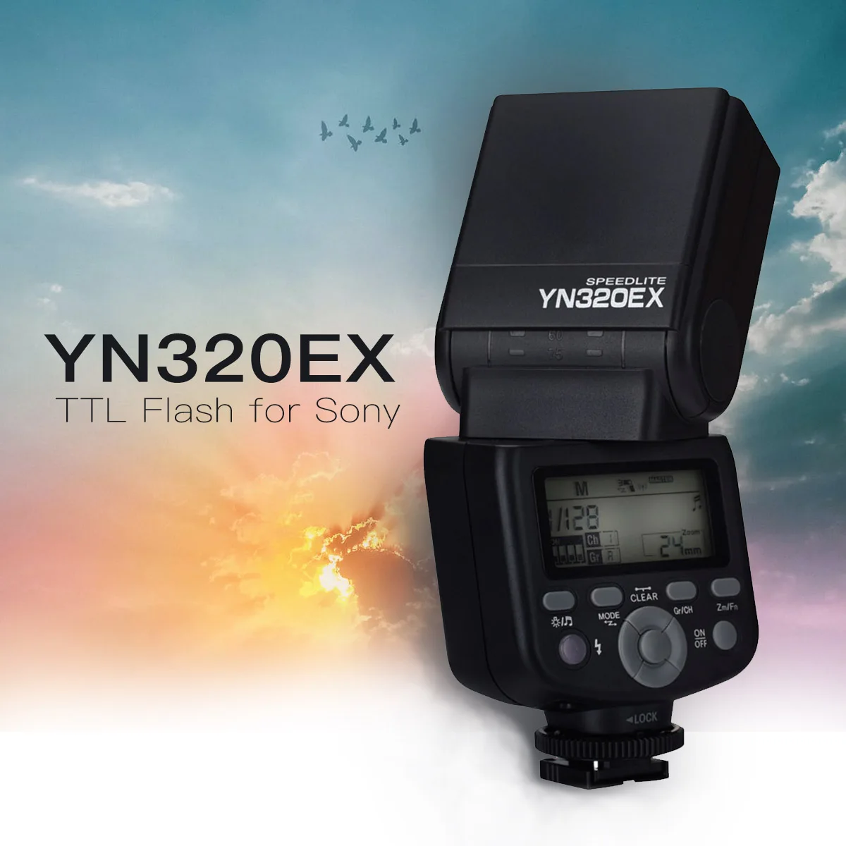 

Yongnuo YN320EX Camera Flash High-Speed Sync TTL Speedlite For Sony a9 a7 iii a7 ii a6500 a6400 A6000 A6300
