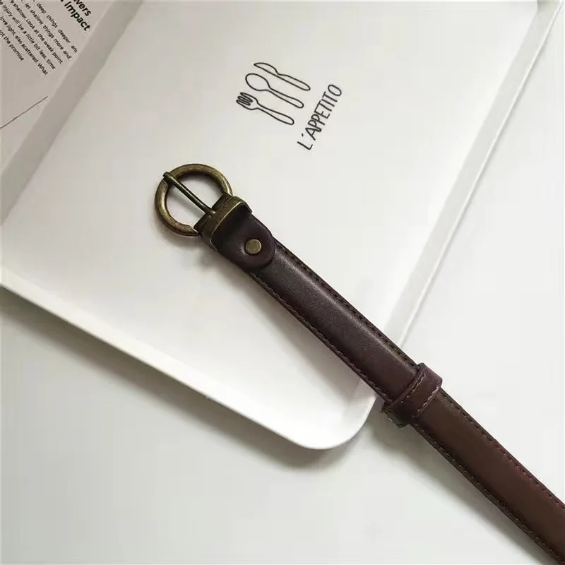 Женский ремень простой и универсальный модный Индивидуальный джинсовый в стиле