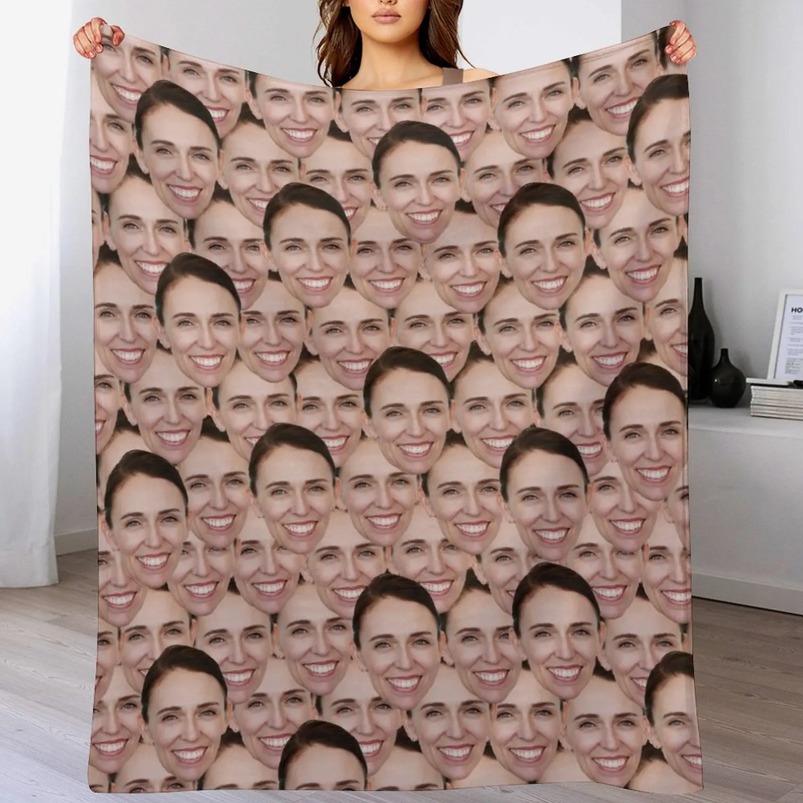 Одеяло Jacinda Ardern с принтом лица одеяло для дивана декоративное диванов термобелье