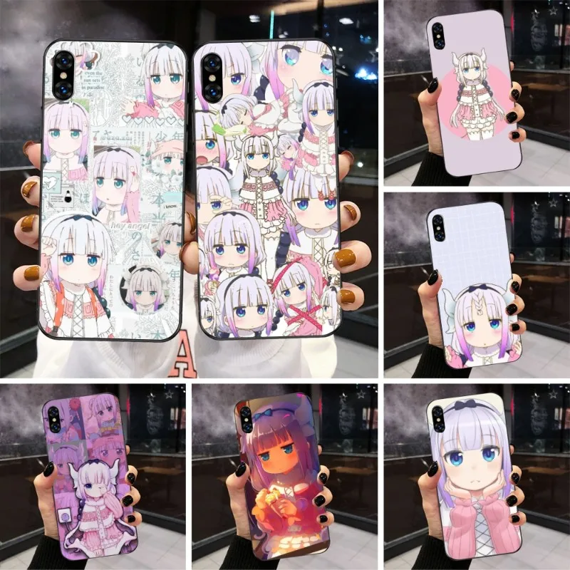 

Чехол для телефона Kobayashi Kanna для Xiaomi Mi 12 11T 10T 9T Lite Pro Ultra Note 10 Poco F3 F4 X4 GT, мягкий черный чехол для телефона