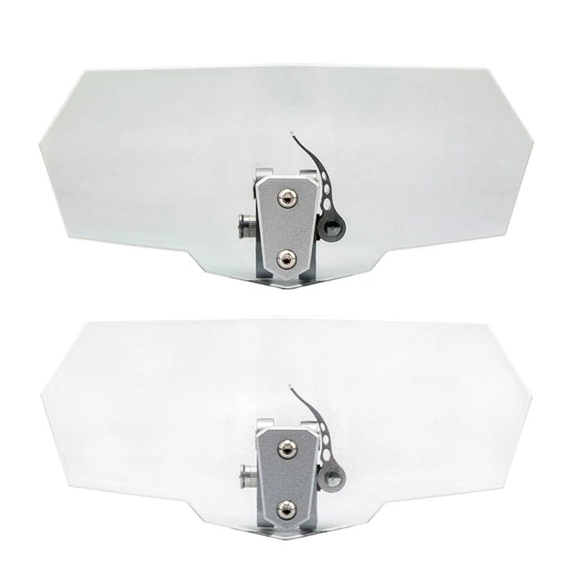 

Мотоцикл удлинитель спойлер ветровое стекло воздушный поток Регулируемый ветровой экран ветровой отражатель акрил + алюминиевый сплав 2 цвета