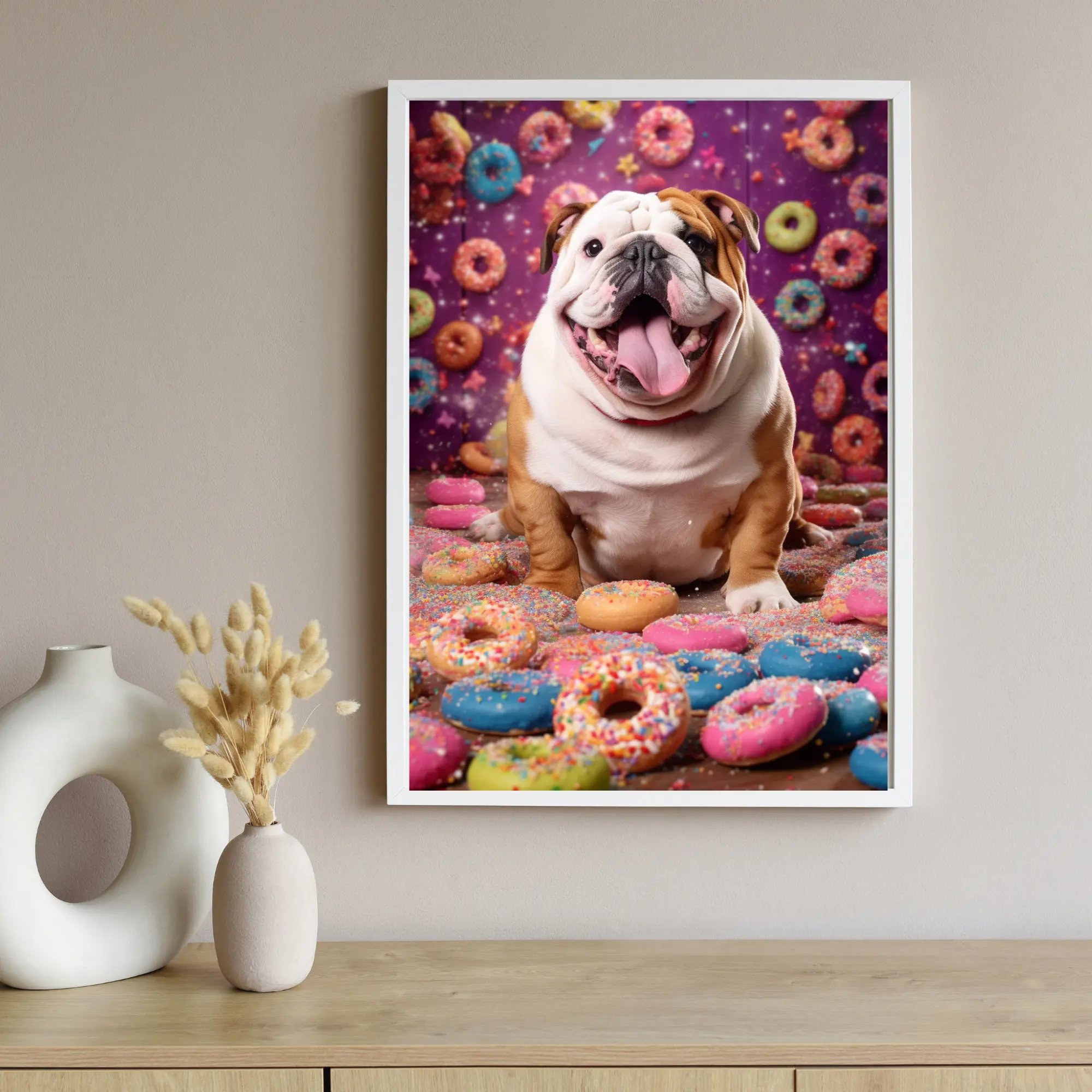 Плакат с изображением собаки бассейна Бернского горного добермана