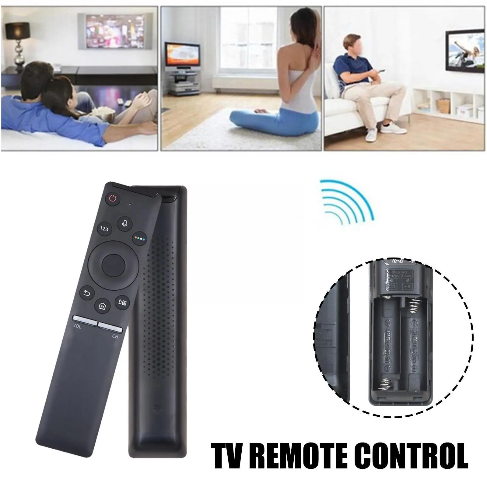 

Perfect Replacement Tv Voice Remote Control For Tv Bn59-01242a T5a1