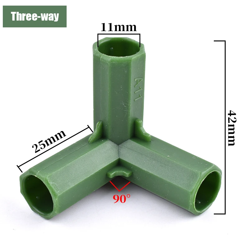 

Зеленые пластиковые опоры для растений 11 мм
