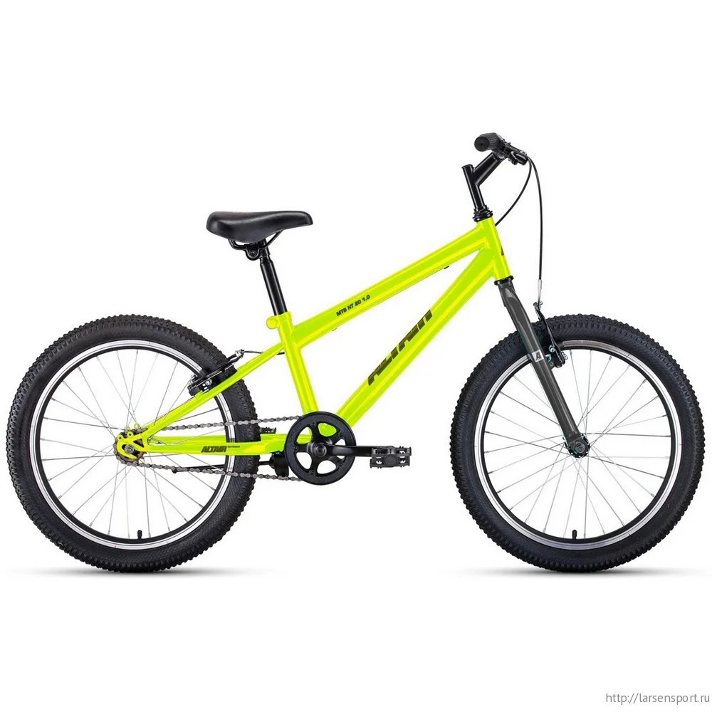 Bicycle Altair MTB HT 20 1.0 (20 &quot1 SC. Height 10.5 &quot) 2020-2021 bright green/gray |