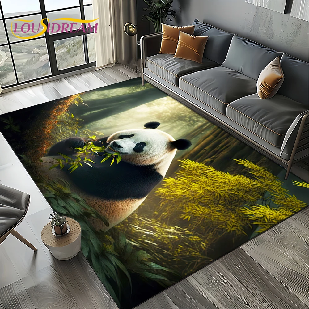 3D ковёр LOUSIDREAM Панда для гостиной