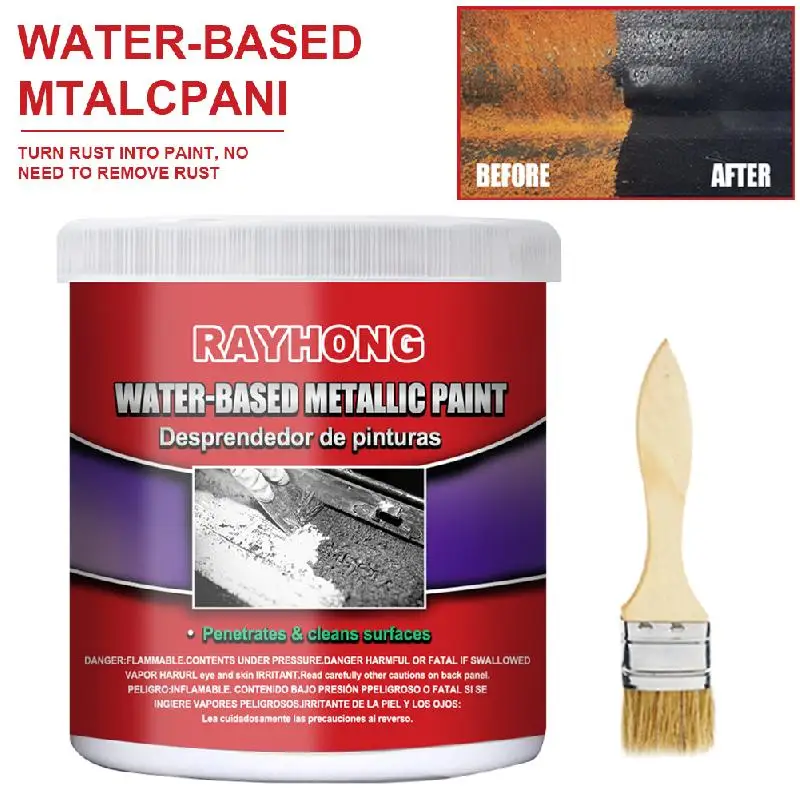 

100ml Water-based metal rust remover Car Anti-Rust Chassis Rust Converter Multi Purpose Metal Surfaces Repair Rust Remover Tool