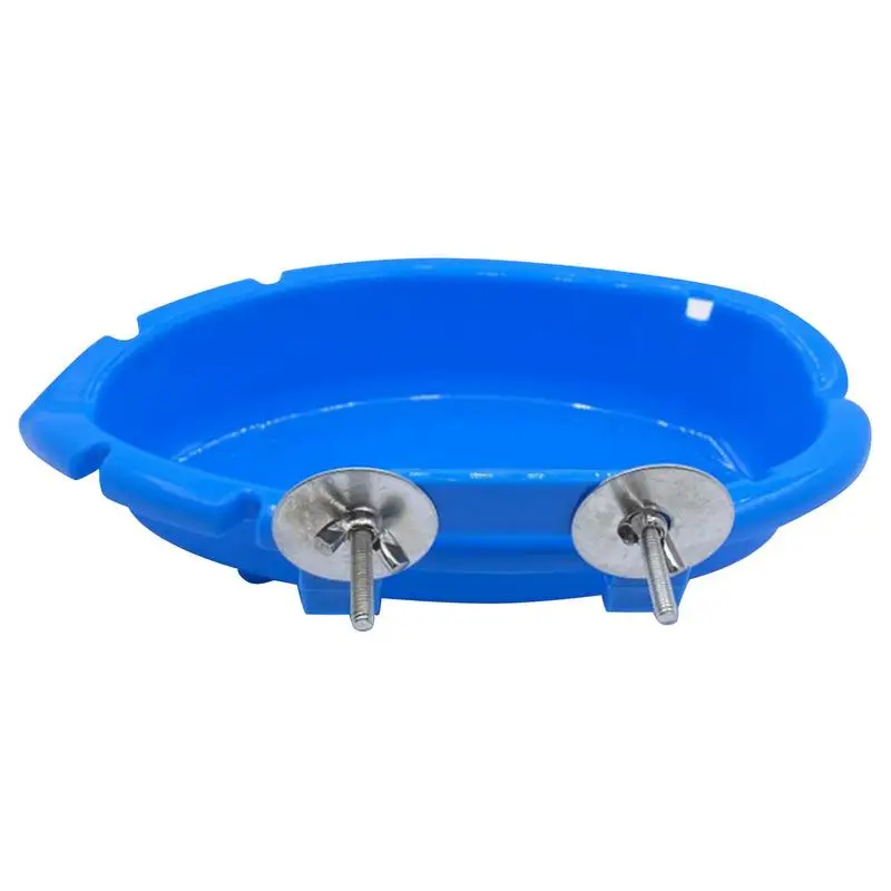 

Pet Cage Hanging Bird Bath Tub For Bowl Parrot Parakeet Bird Bath+Mirror Birdbath Space Saving For Parakeet Cockatiel Parrots