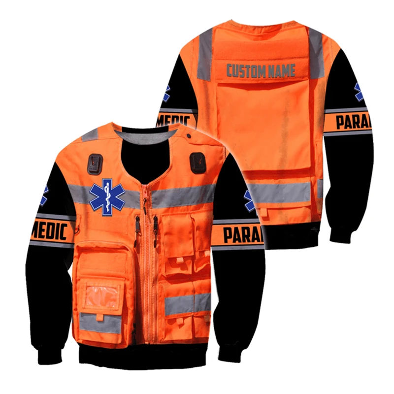 Свитер мужской с длинным рукавом и 3D-принтом в стиле Харадзюку