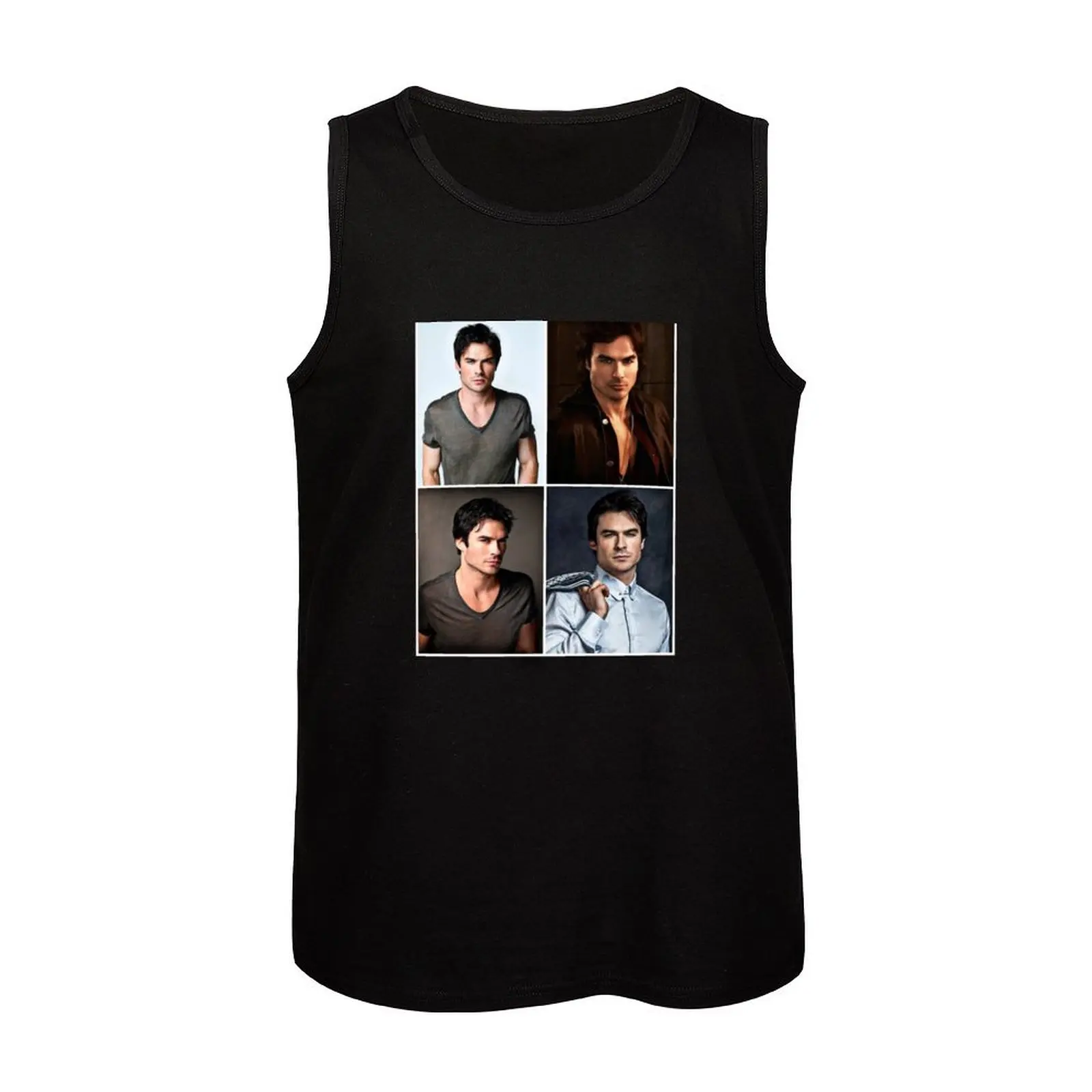 Майка Ian Somerhalder Collage спортивные рубашки без рукавов мужская спортивная одежда