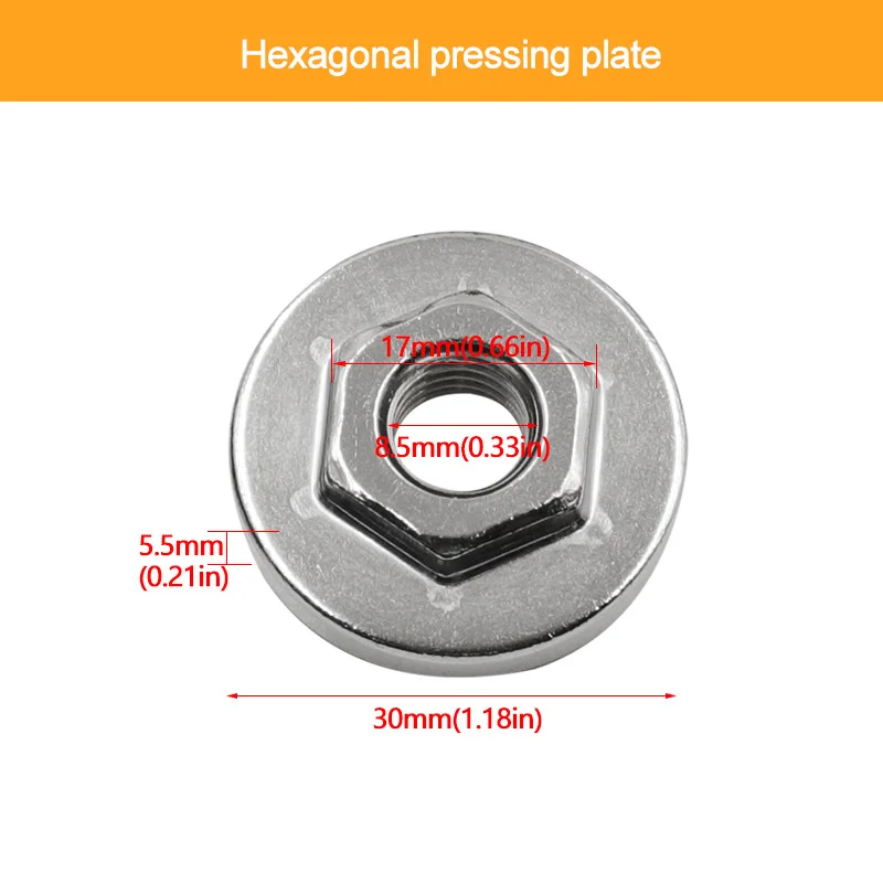 

Набор фланцевых гаек для угловой шлифовальной машины TONGFENGLH M10 M14