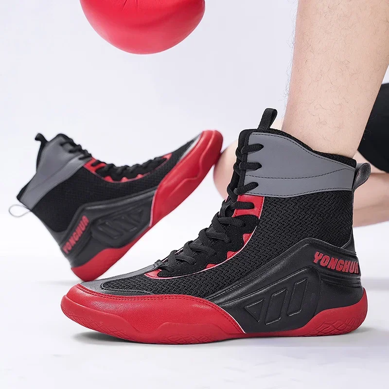 2024 популярные мужские борцовские туфли боксерские кроссовки высшего качества