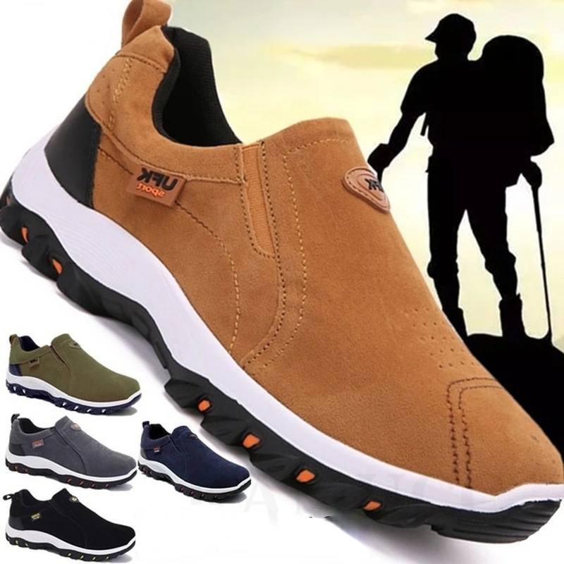

2022 New Casual Shoes Men Sneakers Outdoor Walking Shoes Loafers Men Comfortable Shoes Male Footwear Light Plus Size 48