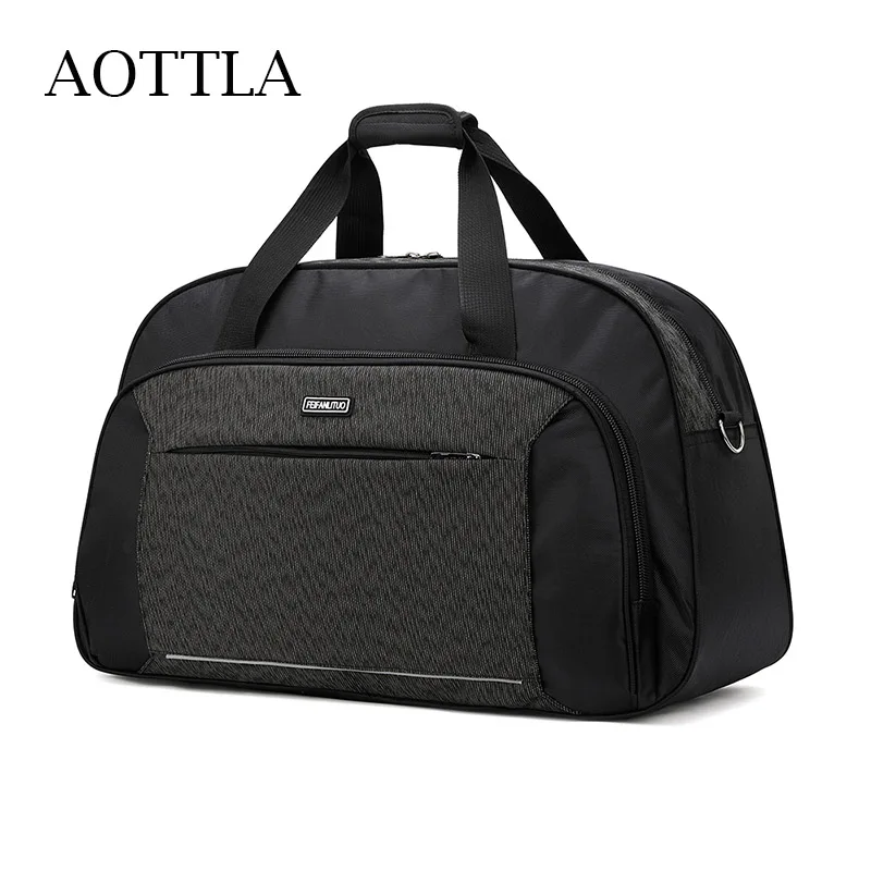 

AOTTLA Large Capacity Travel Bags Men Shoulder Bag Unisex Luggage Bag Fashion Patchwork Handbag For Women Leisure Messenger Bag