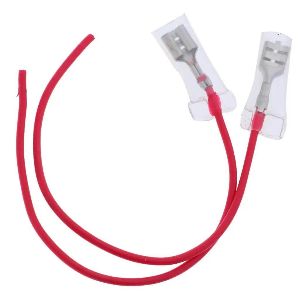 

Motorcycle Scooter Buggy Electric Horn Trumpet Wiring Harness 2pcs Cable