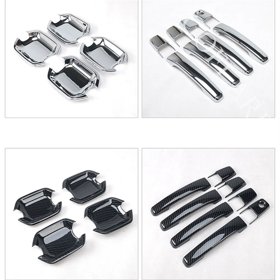 Аксессуары для Mitsubishi Pajero V80 V93 V95 V97 V98 2007-2021 хромированные внешние дверные ручки