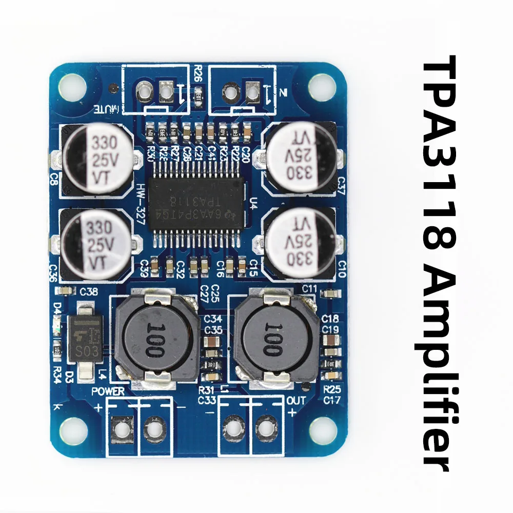 1 шт DC 12В-24В TPA3118 60 Вт моно цифровой аудио усилитель мощности плата Amp модуль