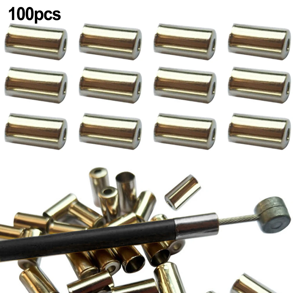 100 шт. 4 мм/5 мм наконечники шнура переключения передач для горного велосипеда