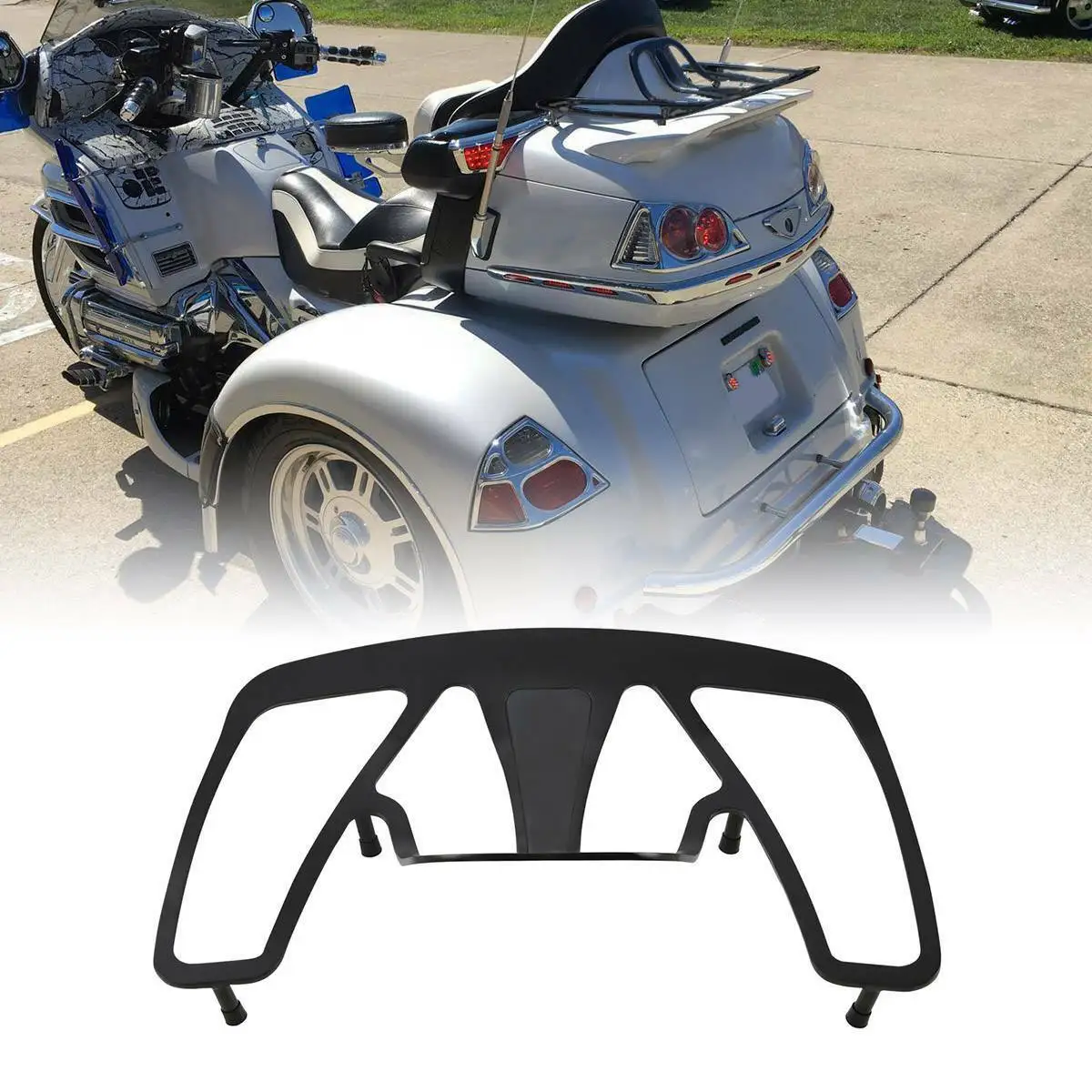 

Black Trunk Luggage Rack Fit For Honda GoldWing 1800 GL1800 2001-2017 Aluminum