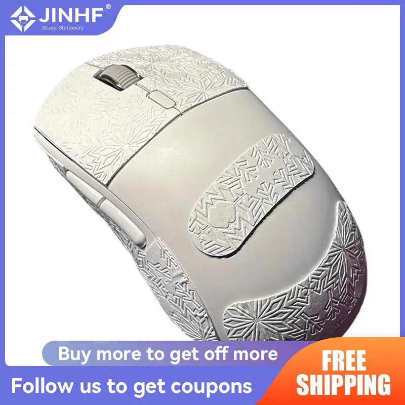 

DIY Mouse Anti Slip Sticker Mouse Grip Tape Skate Handmade Sticker Non Slip Suck Sweat For Ajazz AJ199 Wireless Gaming Mouse