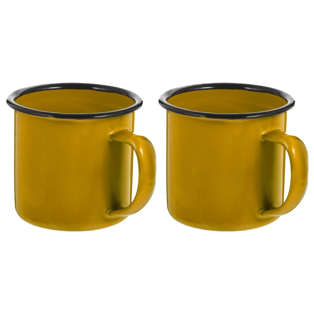 

2Pcs Vintage Cups Multi-function Mugs Portable Coffee Mugs Coffee Accessory